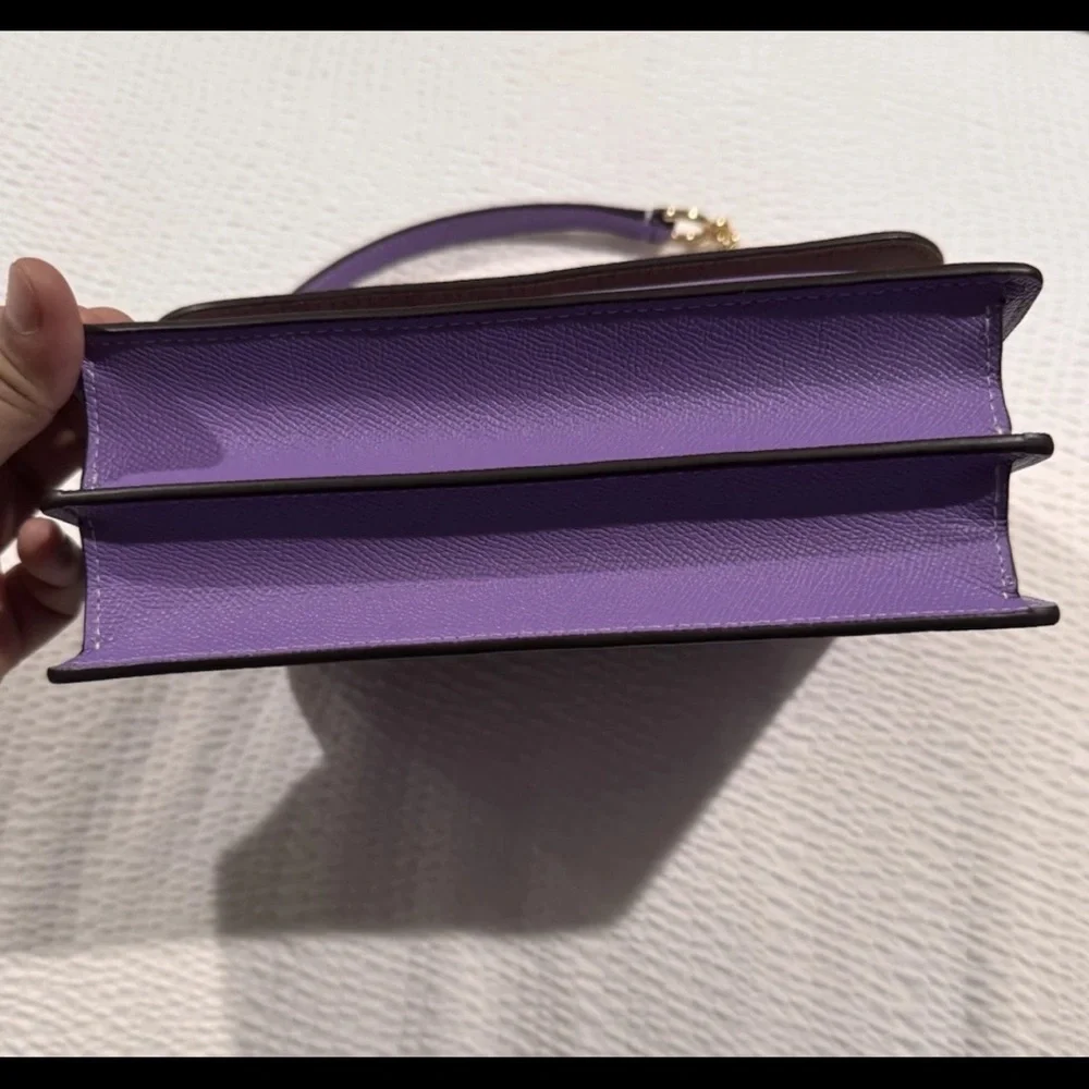 NEW Coach Klare Crossbody  Bag CZ985 Purple - Picture 7 of 12